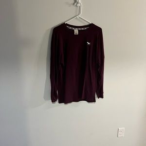 Long sleeve pink sweater